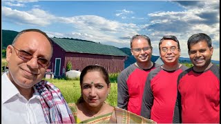 আমেরিকায় বাংলাদেশি কৃষক।Bangladeshi Farmers in Goshen, NY, America. Goshen #2  কৃষকদের সাথে লাঞ্চ।