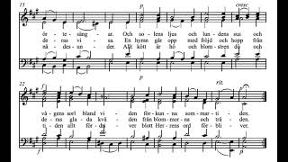 Sommarpsalm (W. Åhlén) Score Animation