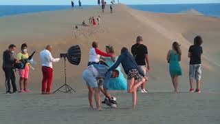 Sunset at Dunas Maspalomas Gran Canaria 🇪🇸