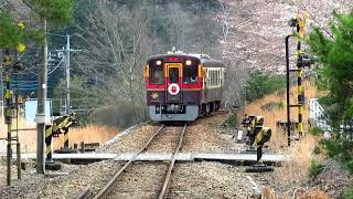 わたらせ渓谷鐵道　トロッコわっしー号　通洞駅到着\u0026大間々駅発車