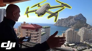 TAKEOFF AND LANDING DRONE FROM BALCONY 💥 Quadrocopter Mavic 2 zoom. My experience in Spain