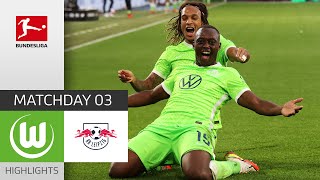 VfL Wolfsburg - RB Leipzig 1-0 | Highlights | Matchday 3 – Bundesliga 2021/22
