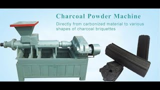 Smokeless barbecue charcoal briquette making machine charcoal press extruder