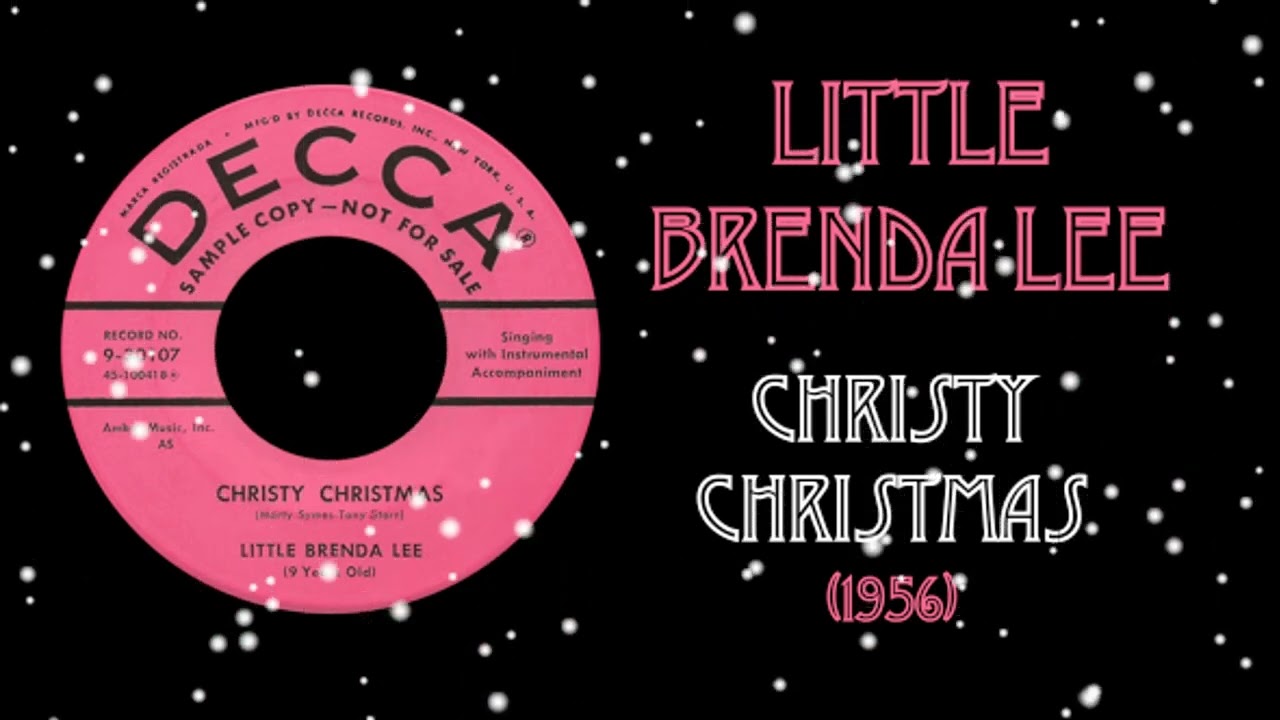 Little Brenda Lee - Christy Christmas (1956) - YouTube