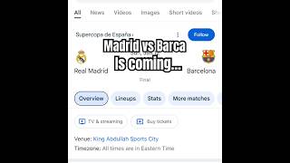 Real vs Barca🥶 who going to win