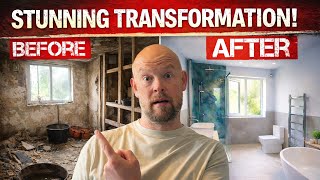 COMPLETE BATHROOM REMODEL...From Start to Finish | Real World Plumbing