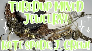 THREDUP 15 PIECE MIXED JEWELRY RESCUE BOX #mysteryunboxing ! + Xmas \u0026 NWT Jewelry Sale! #jewelryjar