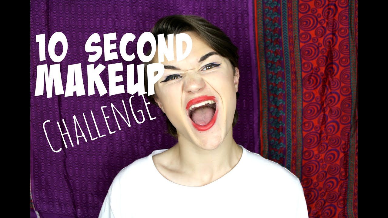 10 Second Makeup ★ CHALLENGE - YouTube