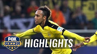 Aubameyang scores brilliant goal for Dortmund vs. Stuttgart | 2015–16 Bundesliga Highlights