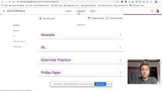 Finding your missing/graded assignments in Google Classroom