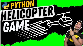 How to Make the classic HELICOPTER Game in Python! Complete PyGame Tutorial!