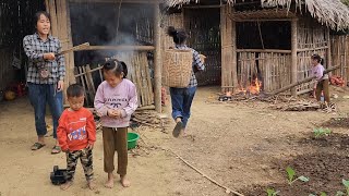 Mother went to the village to buy rice to eat, two children burned down the house, dangerous