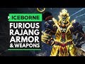 Monster Hunter World Iceborne | FURIOUS RAJANG New Armor & Weapons