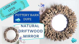 PRETTY COASTAL FARMHOUSE DRIFTWOOD DIY WREATH HOME DECOR MIRROR CRAFT |   NAUTICAL DIY