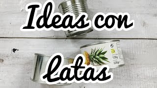 Ideas para navidad con latas