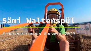 Cockpitarbeit von Sämi beim Einachserrennen von Gunzwil