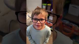 Story Time On Little Man’s Glasses