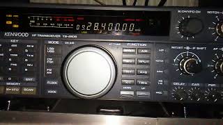 11 meter Dx love the receive on this radio perfectly aligned Kenwood TS-450 SAT