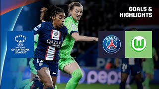HIGHLIGHTS | Paris Saint-Germain vs. VfL Wolfsburg (UEFA Women's Champions League 2022-23)