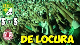 ¡ LOCURA Total en el Estadio León vs Toluca! 🦁NOS EMPATARON