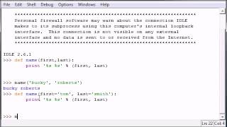 Python Programming Tutorial 28 Default Parameters video x flv
