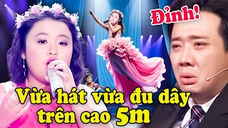 Cô Bé VỪA HÁT VỪA ĐU DÂY TRÊN KHÔNG CAO CHÓT VÓT Mà Vẫn Hát CỰC CHÁY Khán Giả Ai Cũng HÁ HỐC MIỆNG