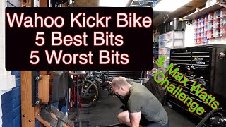 Wahoo Kickr Bike Review + Newbie cyclist max watt challenge