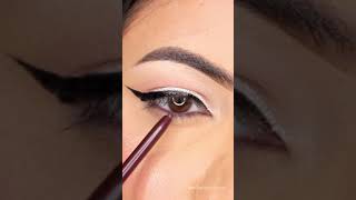 Glitter eyeliner tutorial #shorts #makeup #eyemakeup