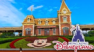 Hong Kong Disneyland Walkthrough - Full Tour on an Empty Morning [4K POV]