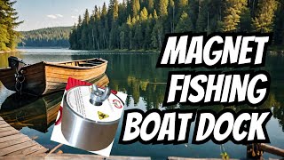 I Tried Magnet Fishing at Boat Dock Here's What Happened