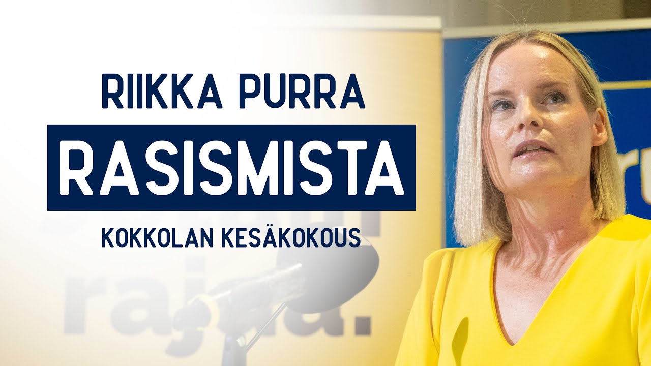 Riikka Purra Tiukkana: "Hallituksessa Ei Ole Rasismia ...