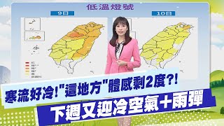 【黃韵筑報氣象】寒流好冷!\