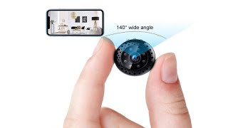 WiFi Spy Camera Wireless Remote Viewing Hidden Cam Mini 1080P HD Home Security Camera
