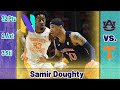 Samir Doughty 32 PTS 2 AST #17 Auburn Tigers vs Tennessee Volunteers