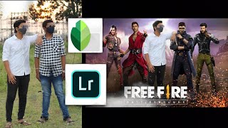 free fire game poster photo editing tutorial in snapseed step by step