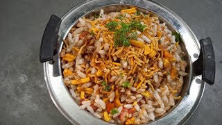 चमचमीत ओली भेळ | oli bhel recipe | How to make bhel | Bhel puri recipe .