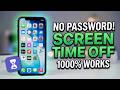 [1000% Works] How to Turn Off Screen Time Without Password or Apple ID