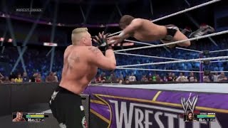 WWE 2K15 Daniel Bryan vs Brock Lesnar WWE World Heavyweight Championship (PS4)