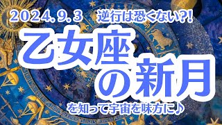 【新月2024-Sept.3】🌑乙女座の新月🌑を知って宇宙を味方に✨逆行する土天海冥も味方にすれば何も恐くない！ #占星術 #解読 #メッセージ