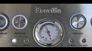 Adjusting your Breville Barista Express Coffee Machine opv to 9 bar.