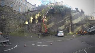 Wall De-vegetation Time Lapse