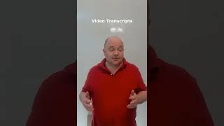 Video Series 33 I Like Reading Video Transcripts