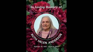 Ruth Helen Anderson - Memorial