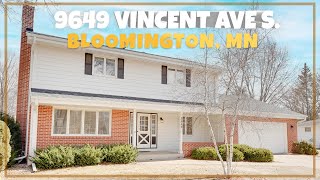 🏡 Welcome to 9649 Vincent Avenue S in Bloomington, Minnesota.