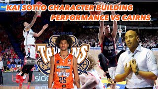 NBL ADELAIDE 36ERS KAI SOTTO CHARACTER BUILDING GAME VS CAIRNS TAIPANS! WHAT IS CJ BRUTON DOING?