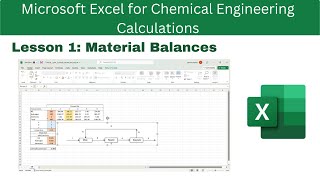 Tutorial 1: How to Perform Material Balances in Microsoft Excel