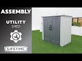 Lifetime Utility Shed | Lifetime Assembly Video