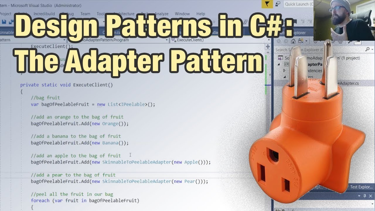 The Adapter Pattern Design Patterns In C Youtube