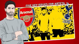 Five Key Issues For Mikel Arteta Ahead Of North London Derby Against Tottenham | EXPLAINER