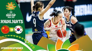 China v Korea | Highlights | FIBA Women's Asia Cup 2019